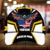 BlueJose Premium American Pride Eagle Patriotic 3D Cap Multicolor Personalized