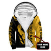 BlueJose Custom Name Yellow & Purple Boxing 3D Hoodie
