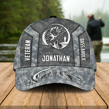 BlueJose Personalized Fish Camo Military