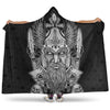 VikingStyle Hooded Blanket -Odin And Raven Viking Homeset Hooded Blanket A95