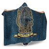 VikingStyle Hooded Blanket - Wolf Celtic Style Hooded Blanket A35