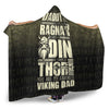 VikingStyle Hooded Blanket - Daddy You Are As Brave As Ragnar Hooded Blanket A7