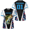 BlueJose Custom Team Name Your Name Bass Fish 3D Shirts