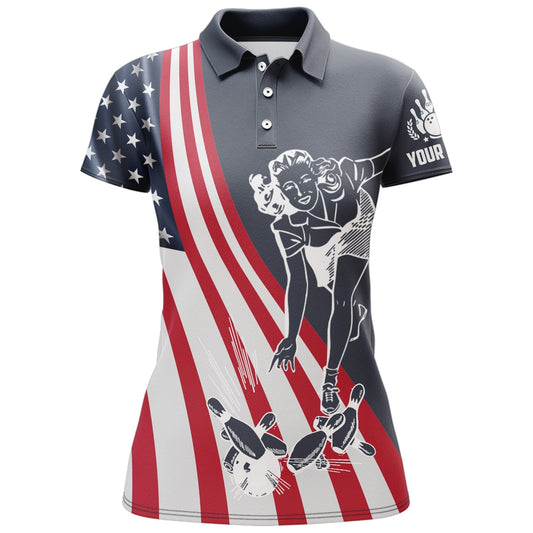 BlueJose Grab Your Balls We're Going Bowling Premium Customized Name 3D Shirt For Women