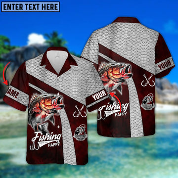 BlueJose Fishing Color 01 Personalized All Over Print 3D Hawaiian Shirt