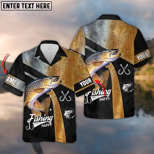 BlueJose Fishing Color 08 Personalized All Over Print 3D Hawaiian Shirt