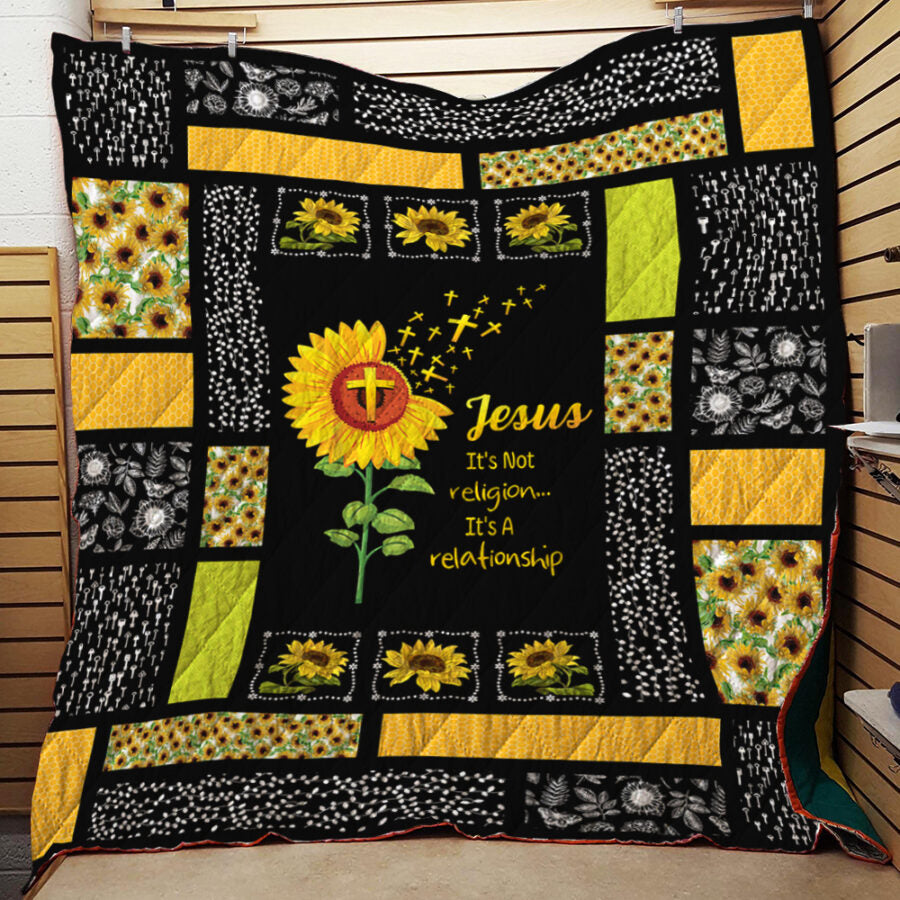 BlueJose God HBLTGO02QI Premium Quilt Blanket