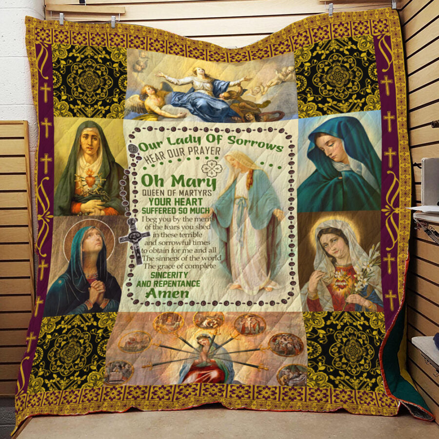 BlueJose God HBLTGO05QI Premium Quilt Blanket