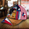 BlueJose Premium Eagle Texas Pride 3D Printed Hat Personalized