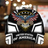 BlueJose Premium Unique United States Of America Eagle Patriotic Cap Multicolor Personalized