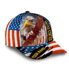 BlueJose Premium Unique Patriotic Eagle Hat, United States Full Printed Personalized American Flag Cap